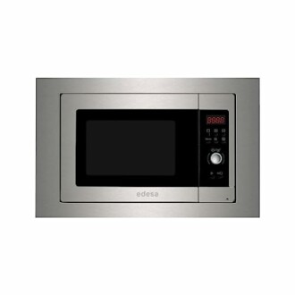 Microondas empotrado de acero inoxidable.