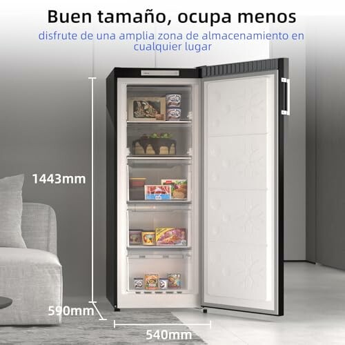 Congelador Vertical No Frost CHiQ 166L