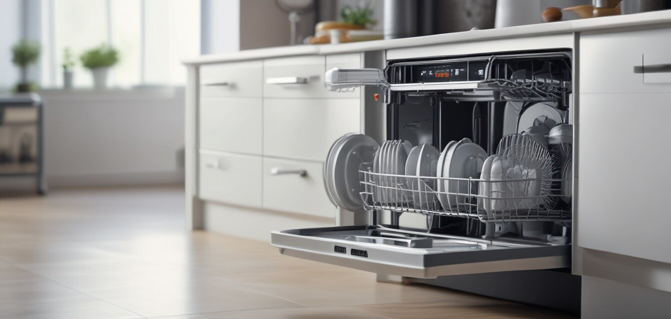 Image showcasing various dishwasher programs