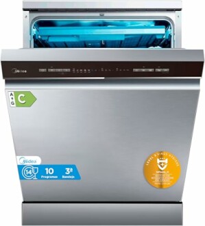 Lavavajillas Midea 60 cm+++ Inox