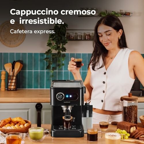 Cecotec Cafetera Express Power Espresso 20 Pro Latte